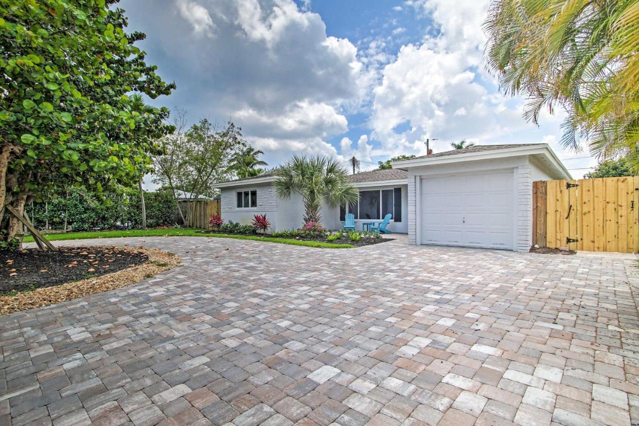 The Teal House - Pool And Yard, 2 Mi To Beach Villa Fort Lauderdale Exterior foto